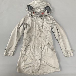 Nau trench coat rain shell jacket, size S